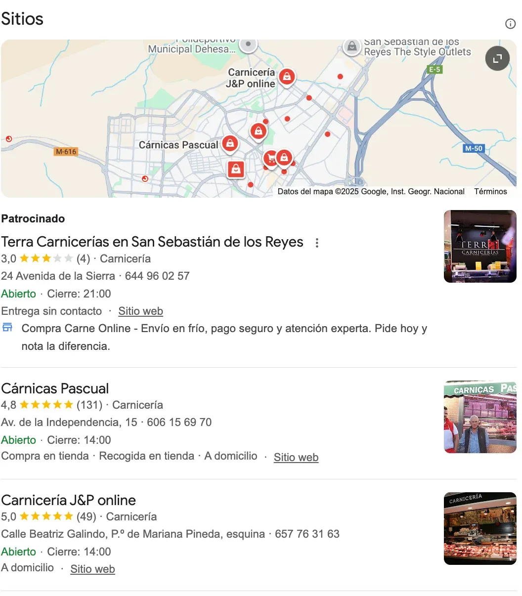 Ficha de Google Business Profile